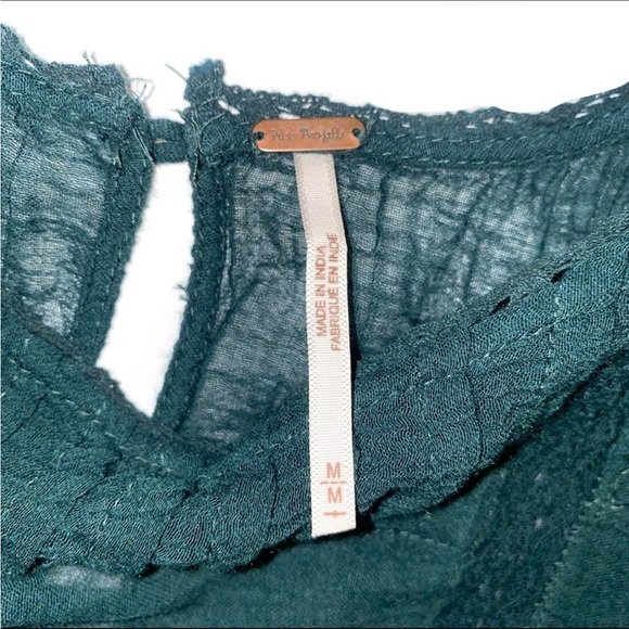 Free People ruffled blouse S - Picture 3 of 5